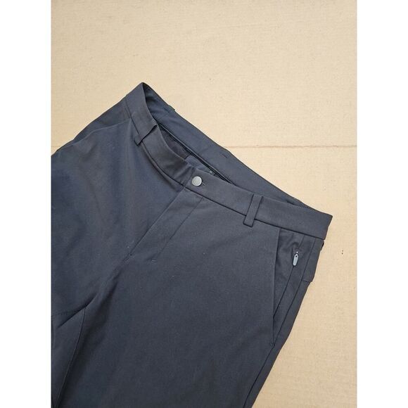 Lululemon Mens commission Pants 32x31 Black slim Warpstreme Stretch LM5710S - Picture 7 of 16